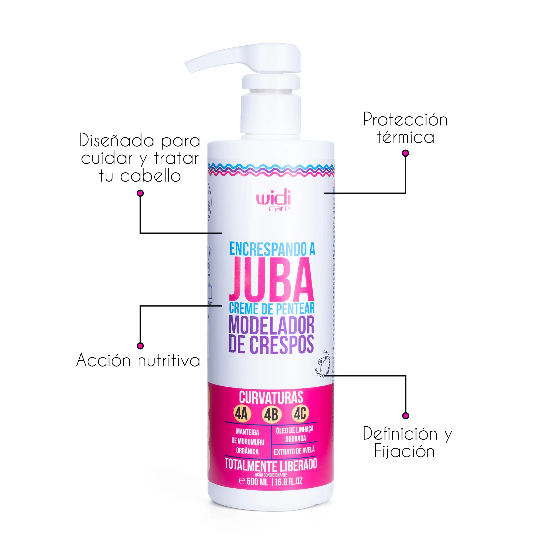 Crema tex 4 encrespando juba