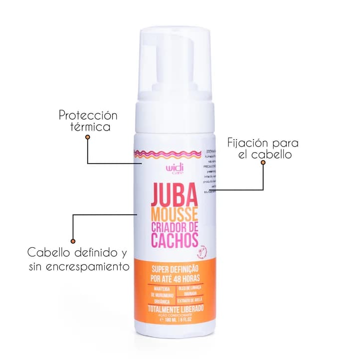 Espuma o Mousse fijador de cabello JUBA 180ml