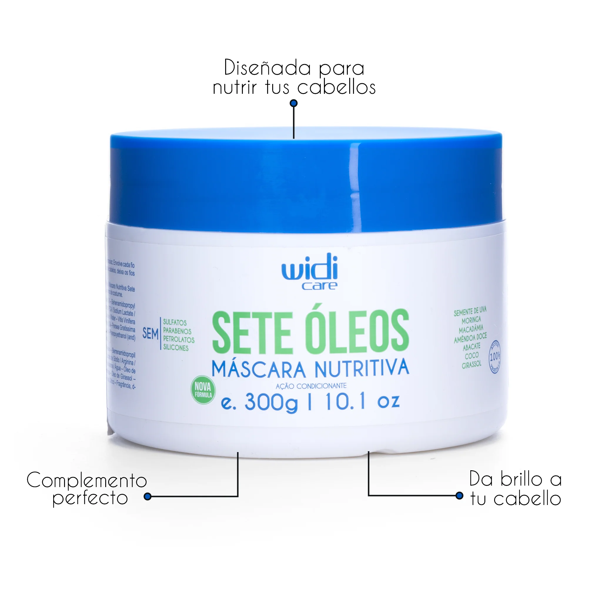 Mascarilla de nutrición 7 oleos nutritiva 300 gr