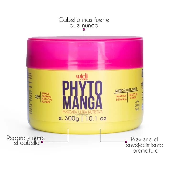Mascarilla de nutrición y reconstrucción Phytomanga 300g